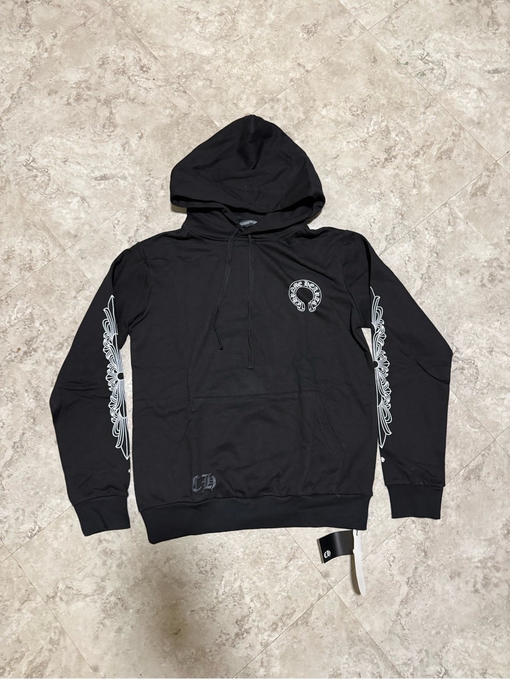 Black Chrome Hearts Hoodie